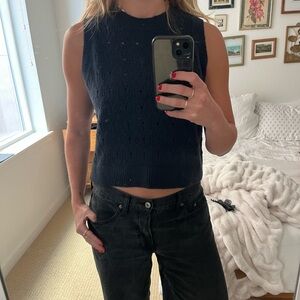 Universal Thread Navy Knit Sweater Top